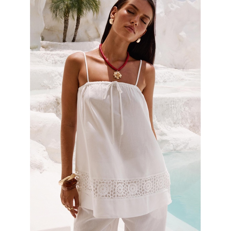 Summer Chateau Top White