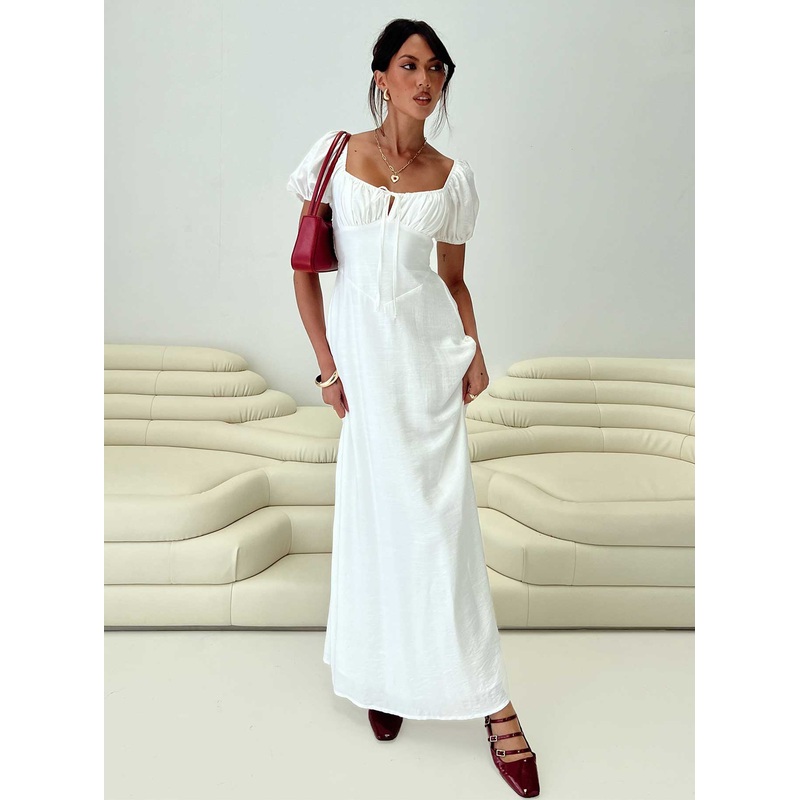 Summer Song Maxi Dress White