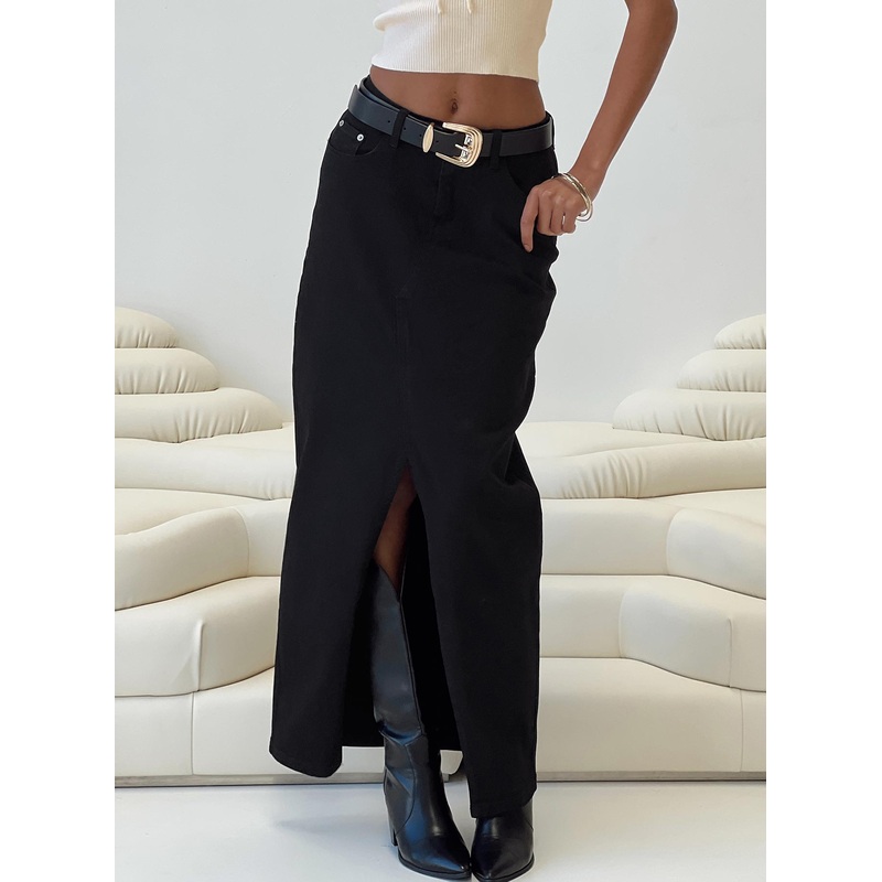 Batkins Maxi Skirt Black