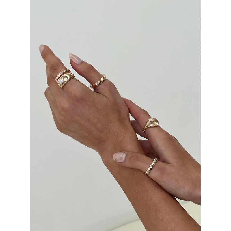 Benedetta Ring Pack Gold