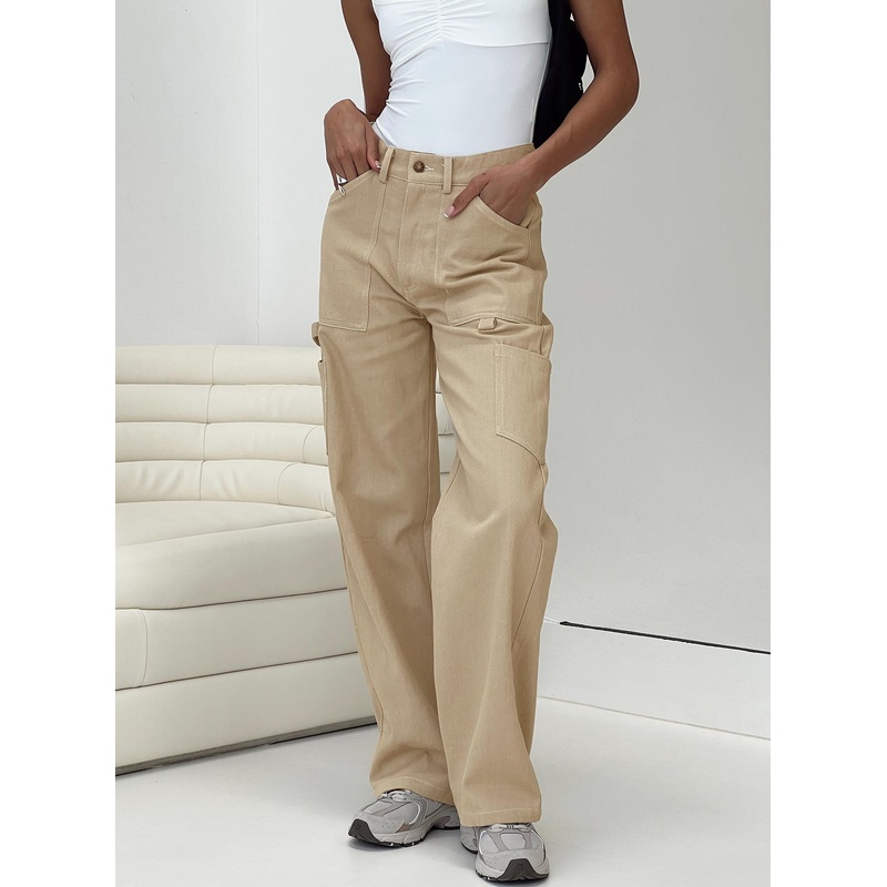 Hellier Cargo Pant Beige