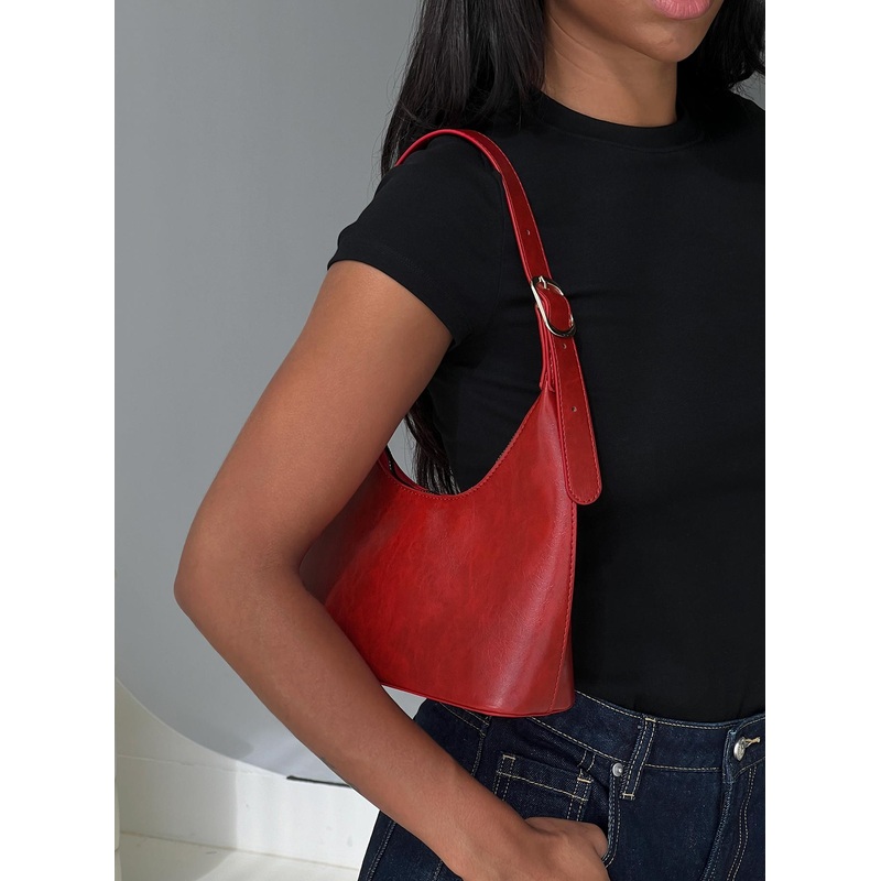 Lacen Shoulder Bag Dark Red