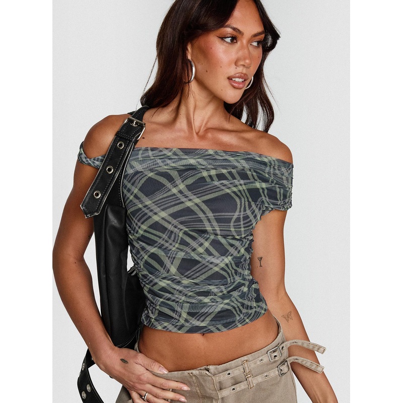 Sweet Embrace Off Shoulder Top Multi