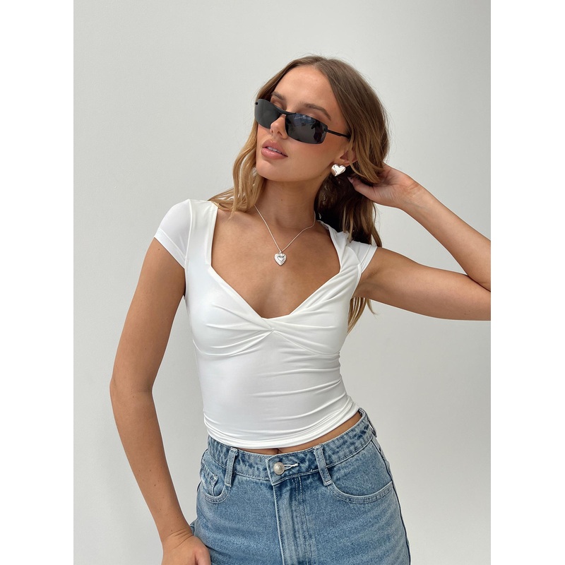 Clyne Top White