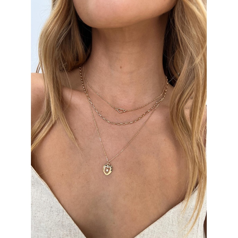 Mira Necklace Set Gold