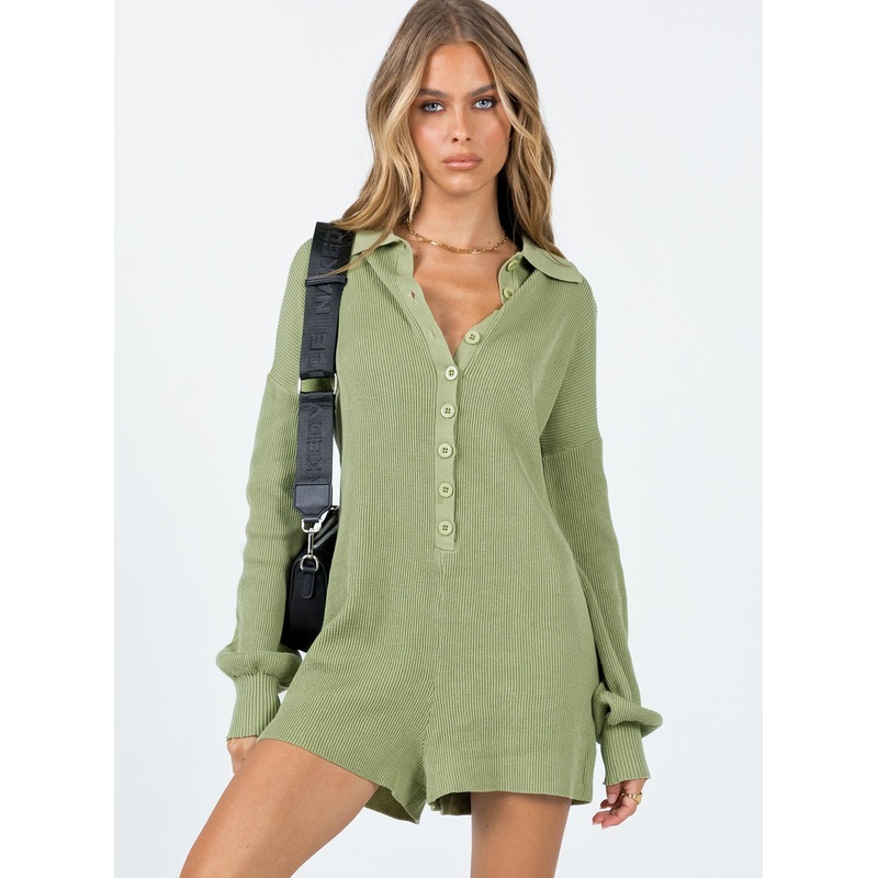 Sofie Romper Green