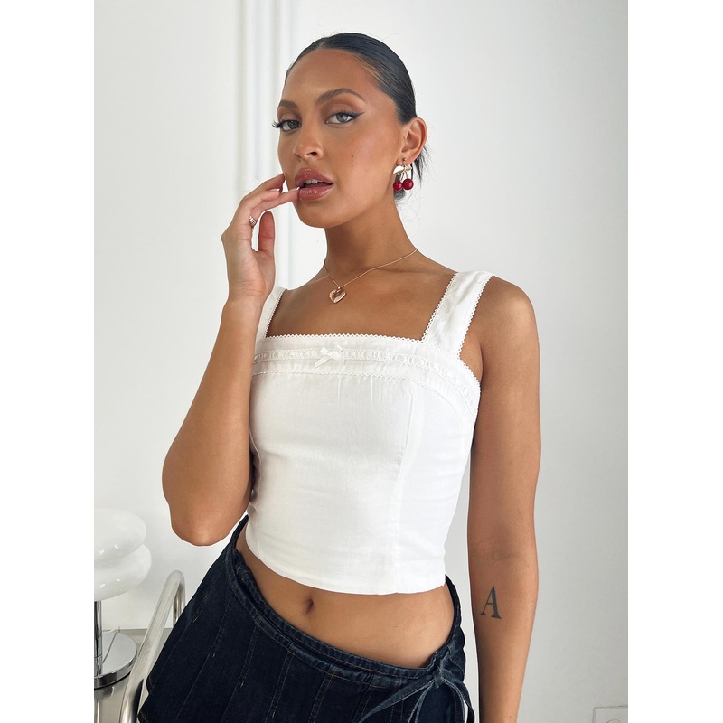 Weavery Top White