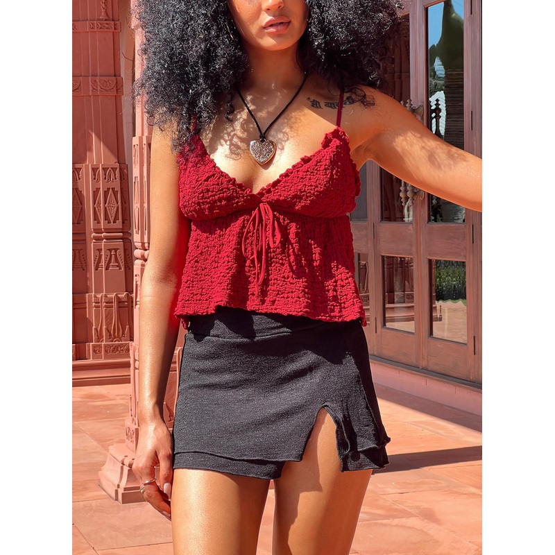Angel Mini Skirt Black
