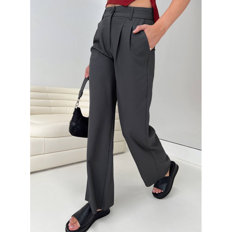 Archie Low Rise Pants Slate