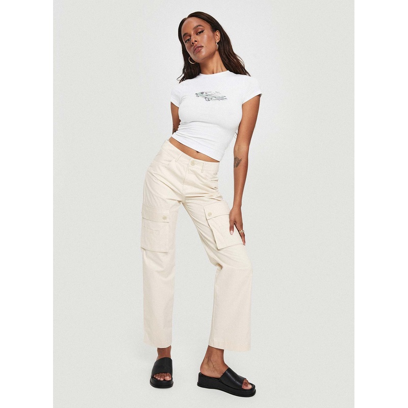 Befort Cargo Pants Beige
