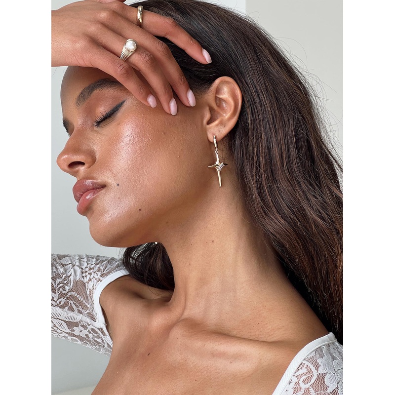 Lucine Earrings Gold