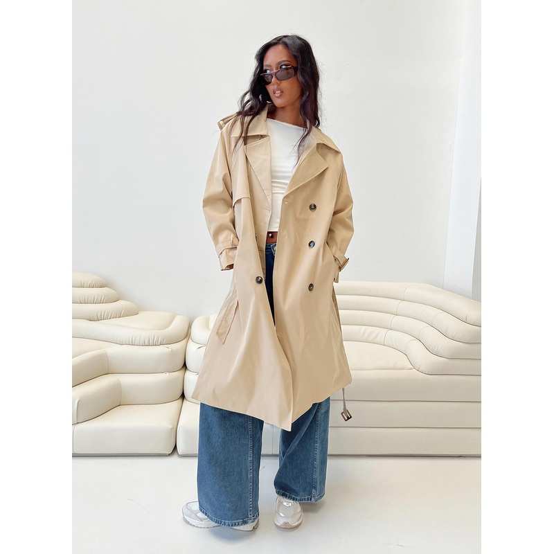 Westwind Trench Coat Natural