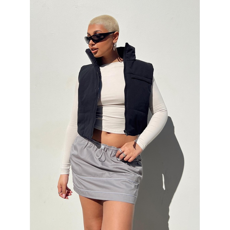 Kirby Puffer Vest Black
