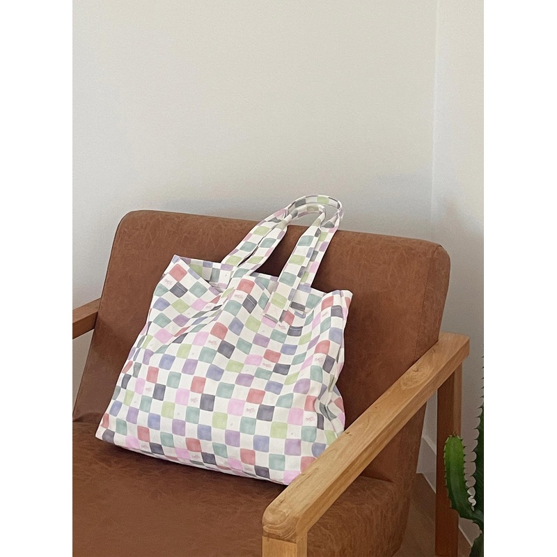Princess Polly Tote Bag Multi Check
