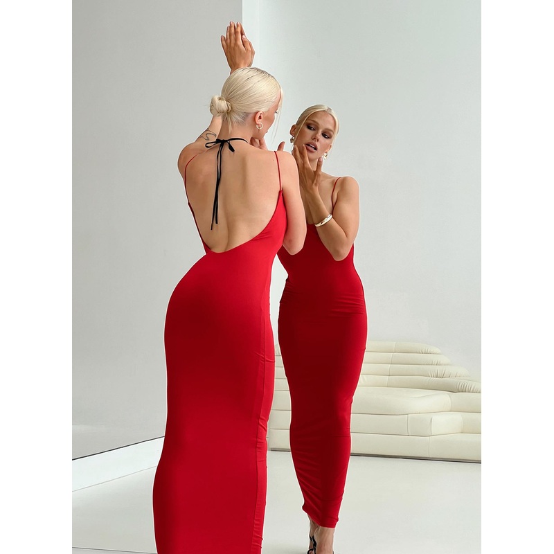 Taree Maxi Dress Red