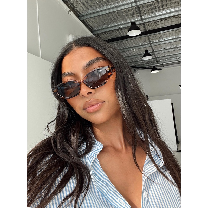 Trait Sunglasses Brown Striped