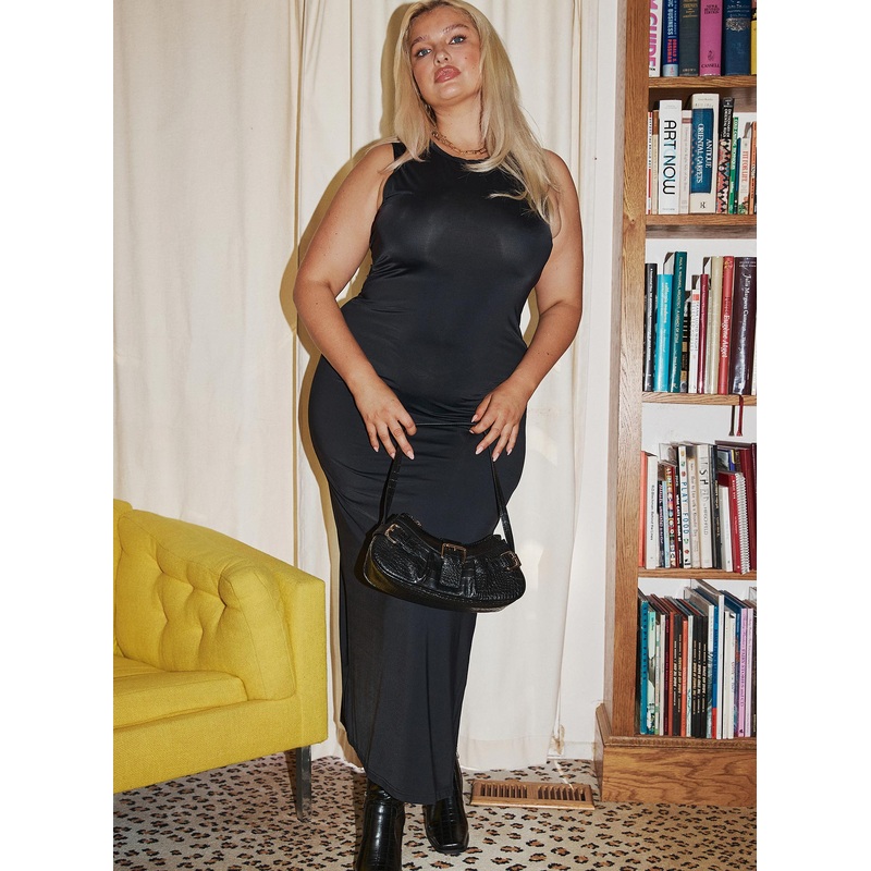 Bena Maxi Dress Black Curve
