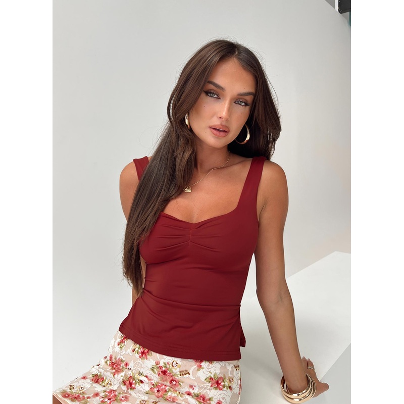Rehna Top Burgundy
