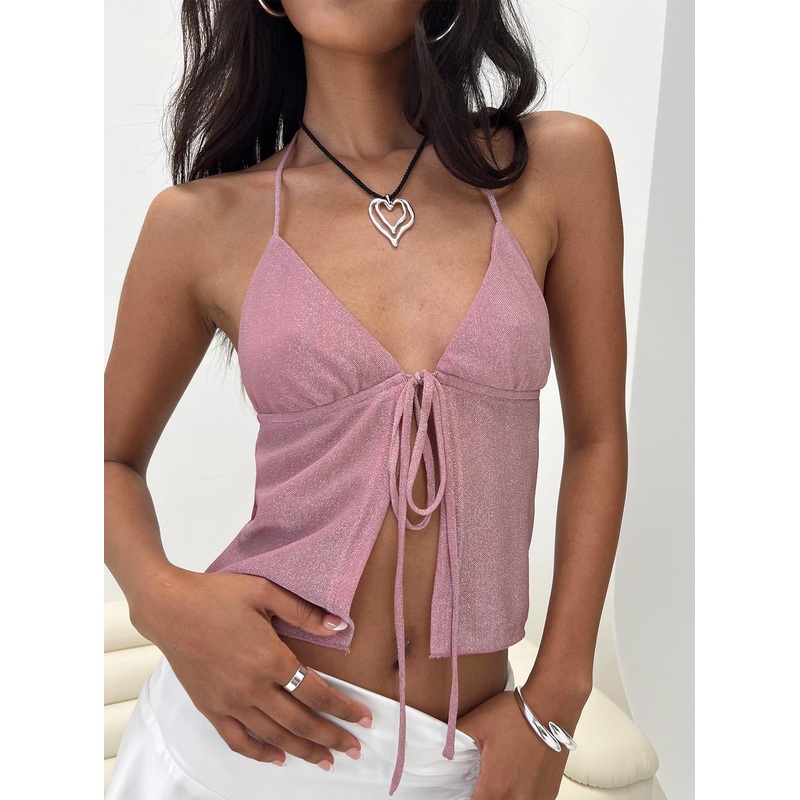 Chantria Top Pink Glitter