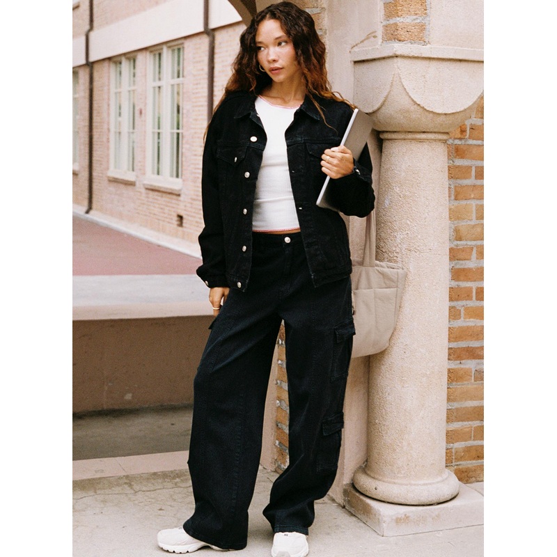 Nosita Cargo Jeans Black