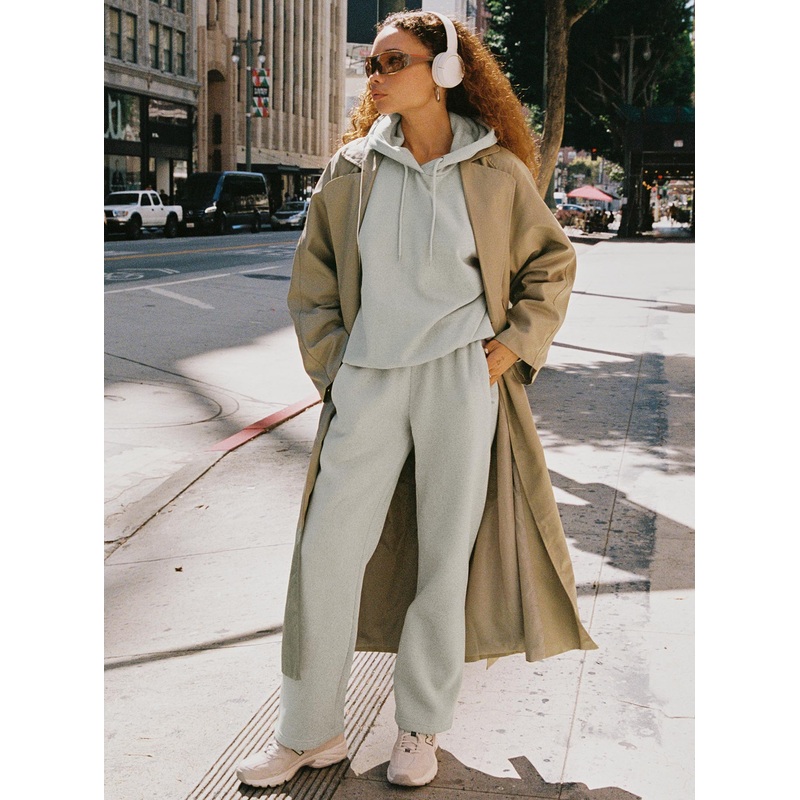 Pave The Way Trench Coat Beige