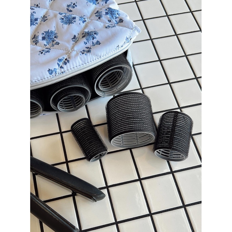Tilline Hair Rollers Pack Black