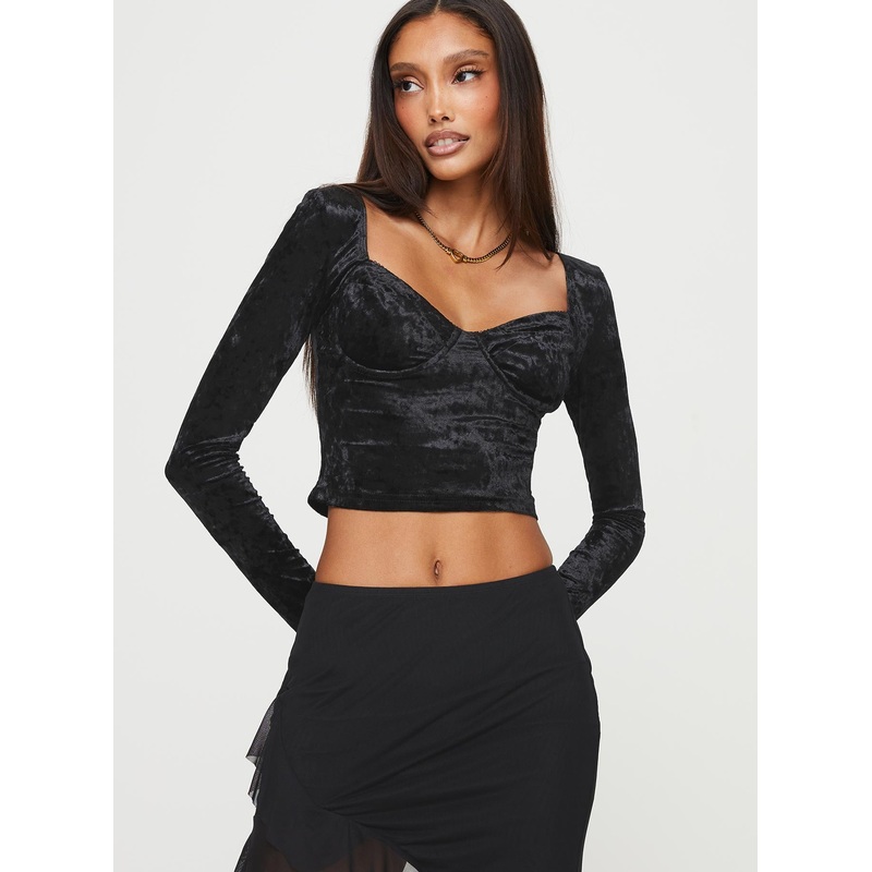 Brako Long Sleeve Top Black