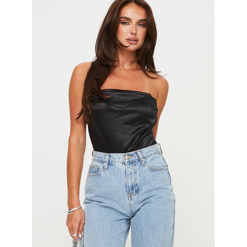 Colben Strapless Bodysuit Black