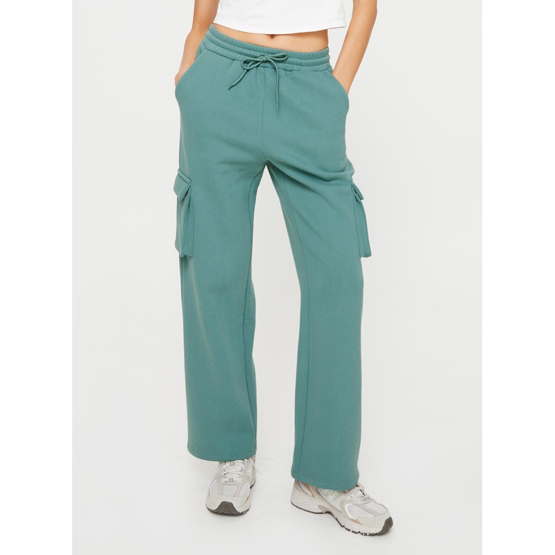 Hamner Cargo Track Pants Soft Sage
