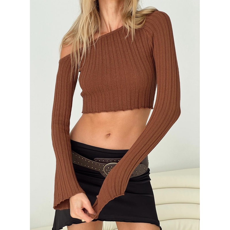 Santorini Knit Top Rust