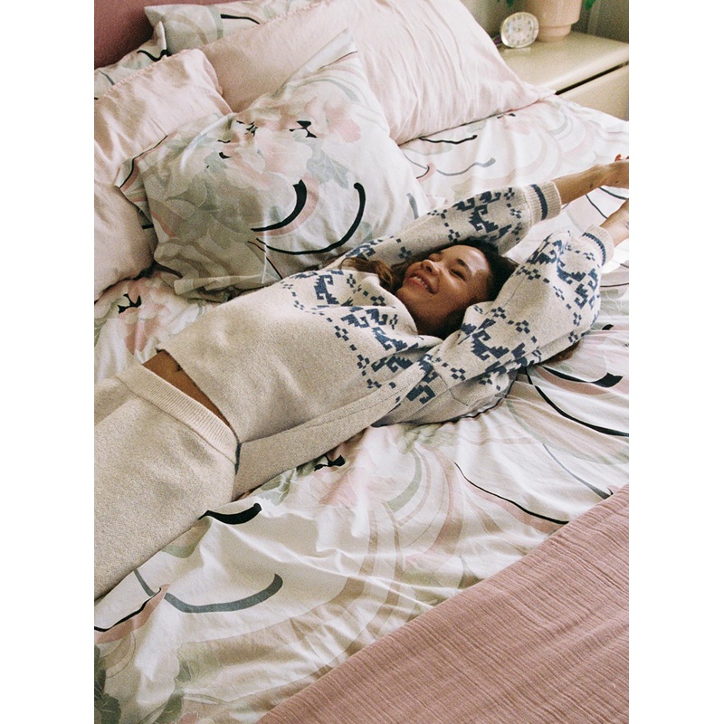 Alpine Sweater Cream / Blue