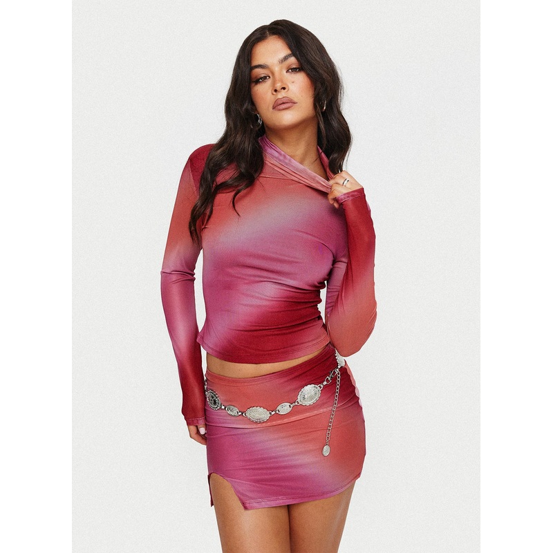 Another Dreamer Mini Skirt Pink