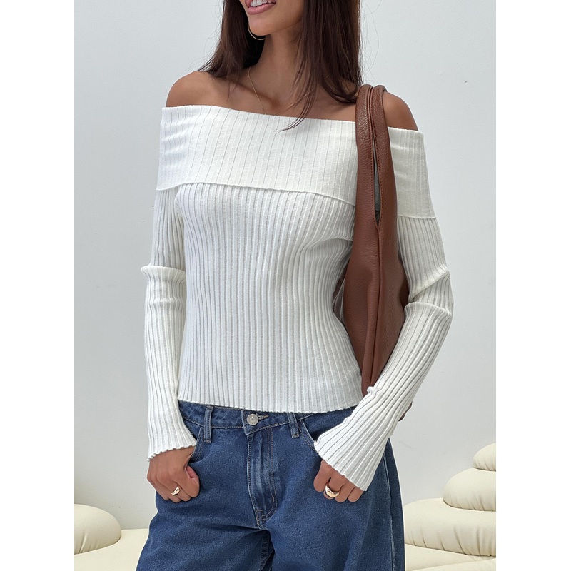 Coolidge Off The Shoulder Top White