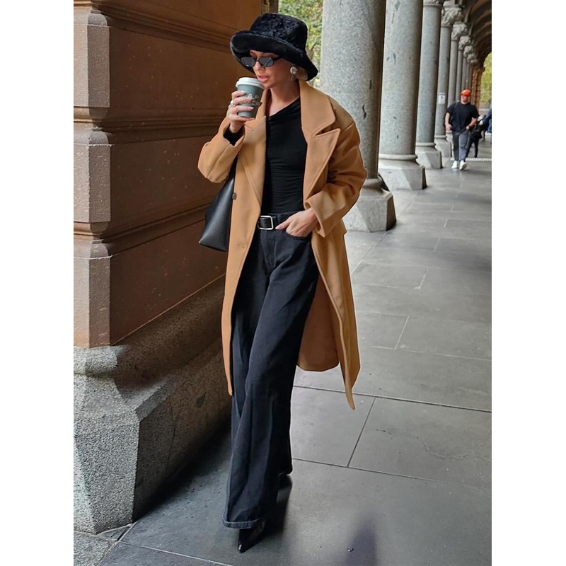 Inferno Longline Coat Camel