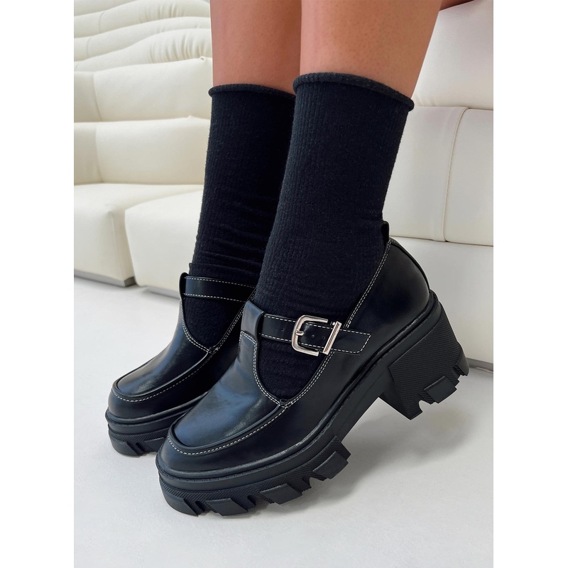 Entirely Mary Jane Heels Black
