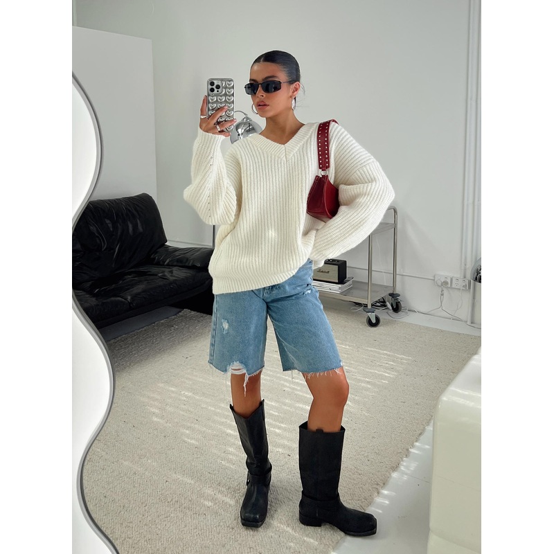 Jem Oversized Sweater Cream