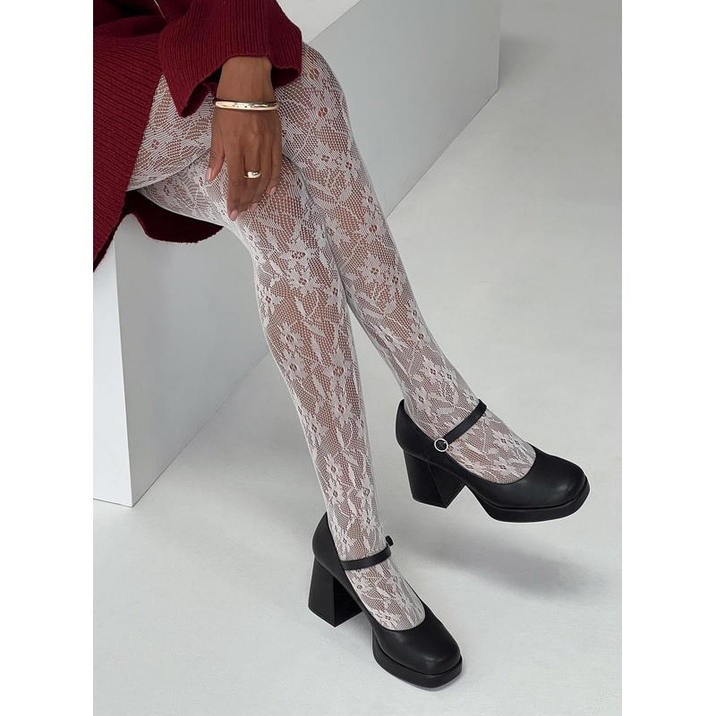 Meredith Stockings White