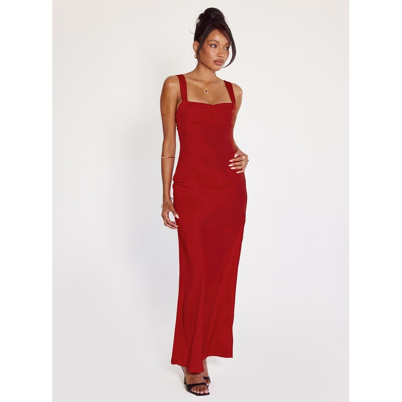 Strauss Maxi Dress Red