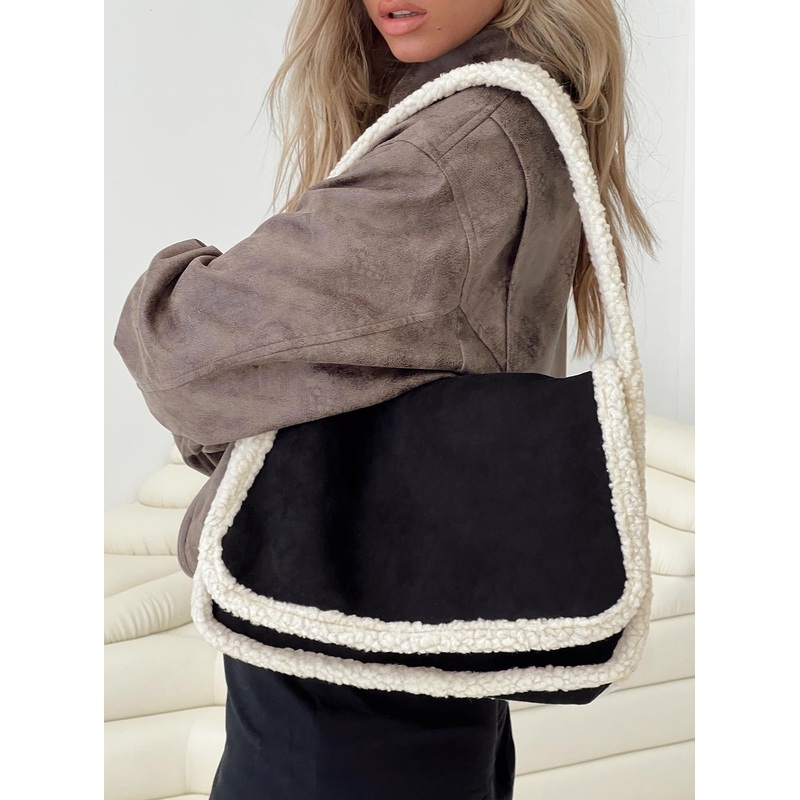 Baybay Sherling Bag Black / Cream