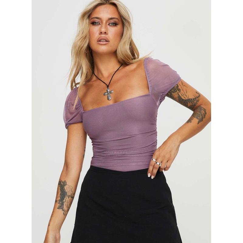 Dostan Bodysuit Dusty Purple