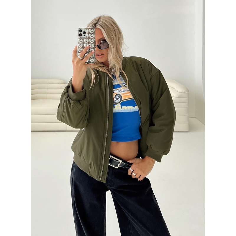 Formations Bomber Jacket Olive