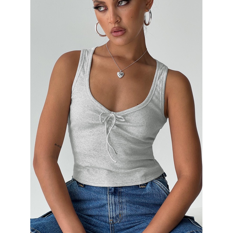 Sixteen Tank Top Grey