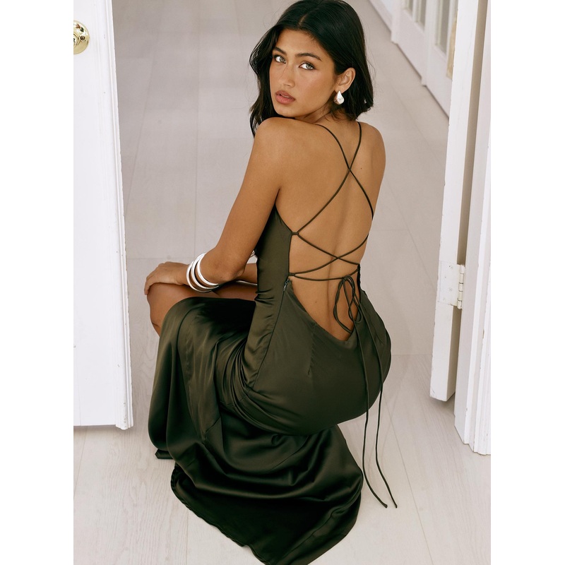 Analea Maxi Dress Olive