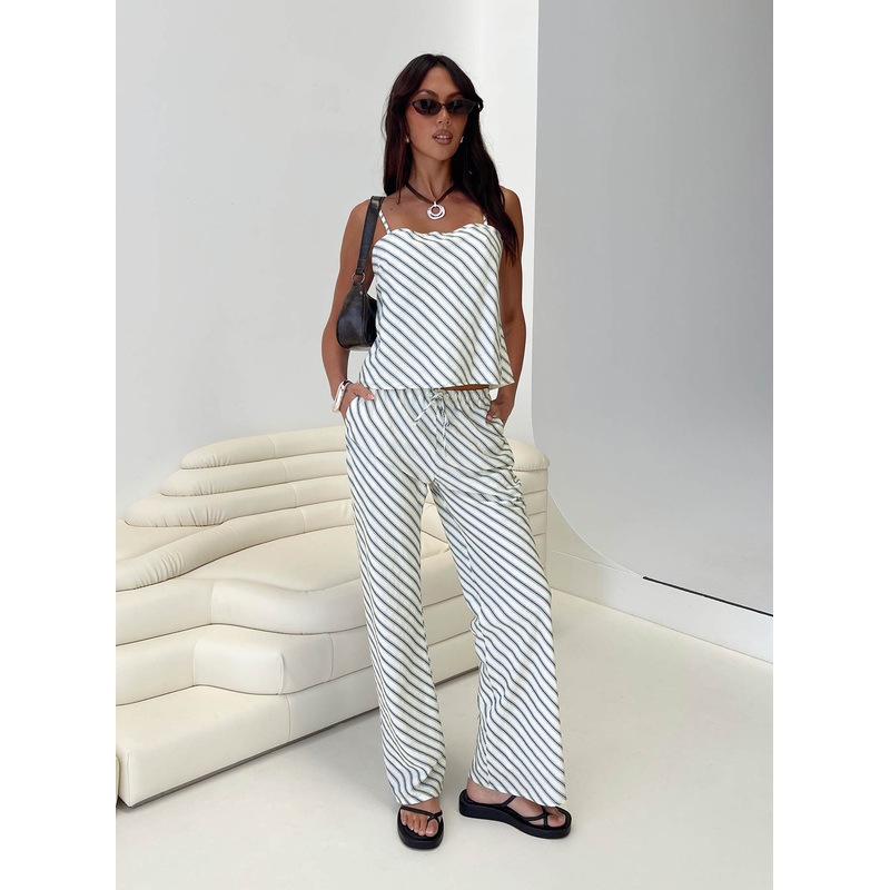 Born To Brag Set Blue Stripe