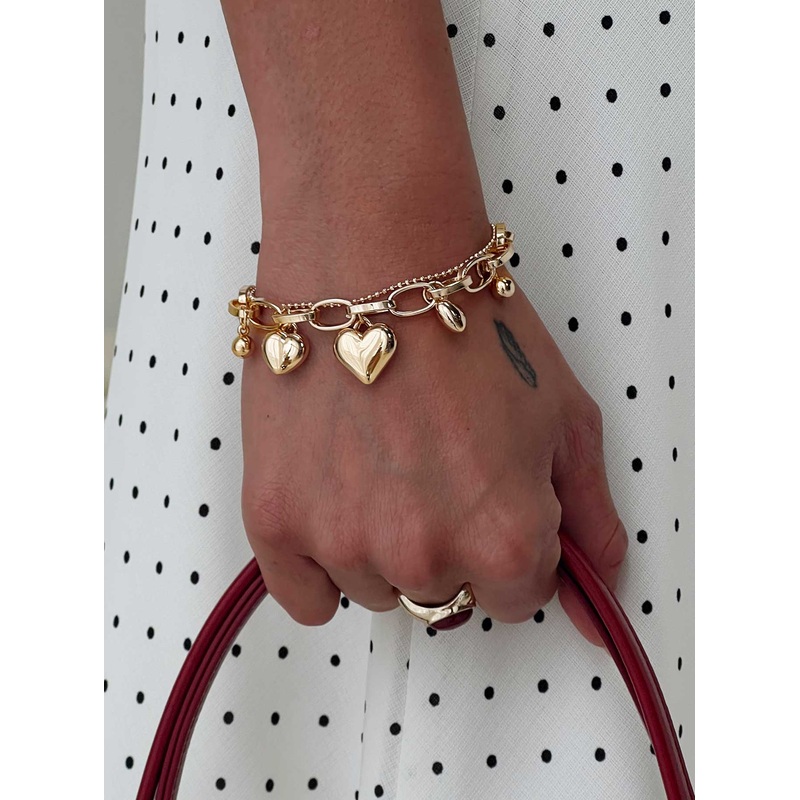 In Heaven Charm Bracelet Gold