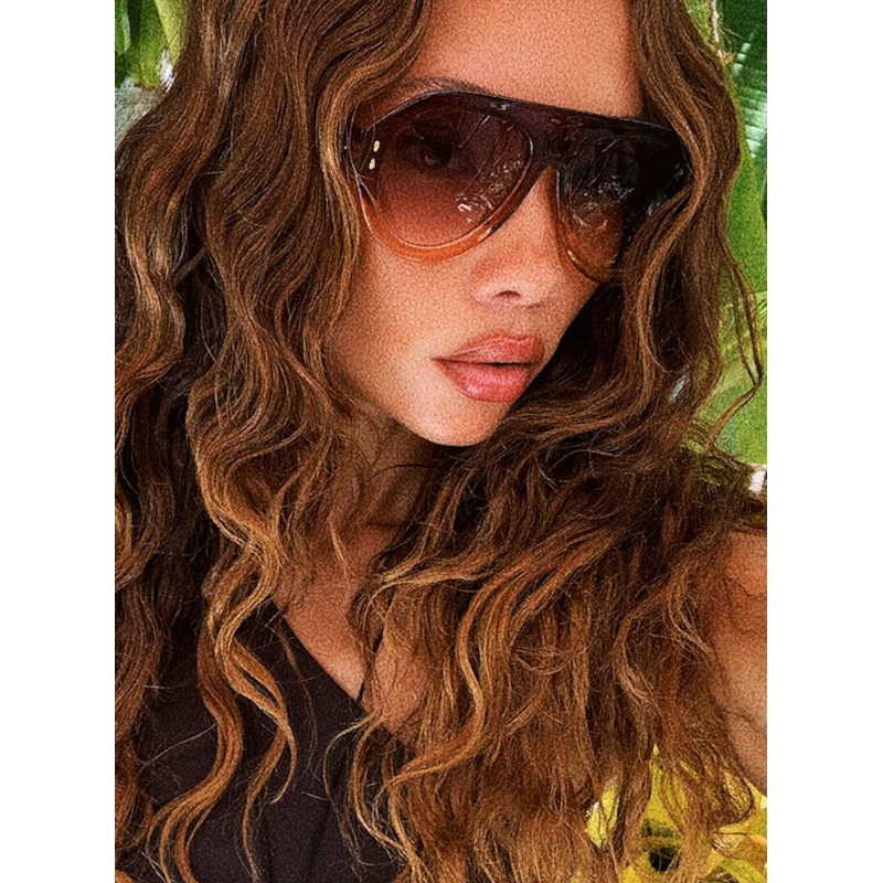 No Stylist Aviator Sunglasses Brown