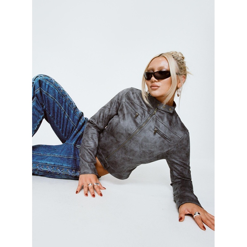 Bella Moto Jacket Charcoal