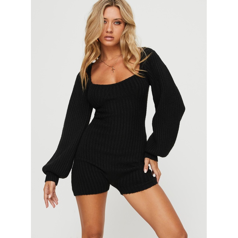 Bohemia Romper Black