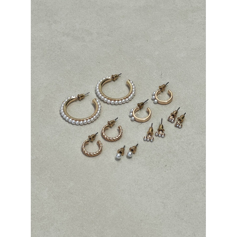 Faiyaz Earring Pack Gold