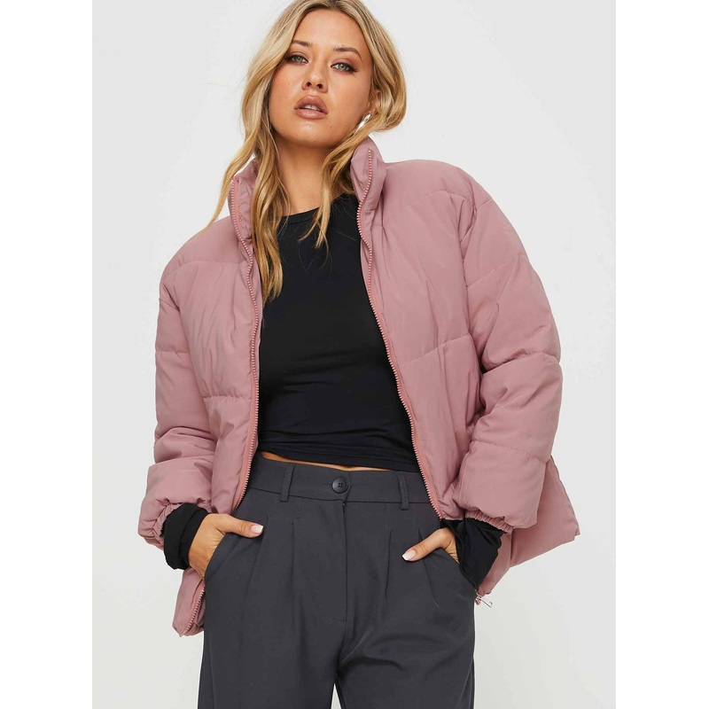 Larz Puffer Jacket Pink